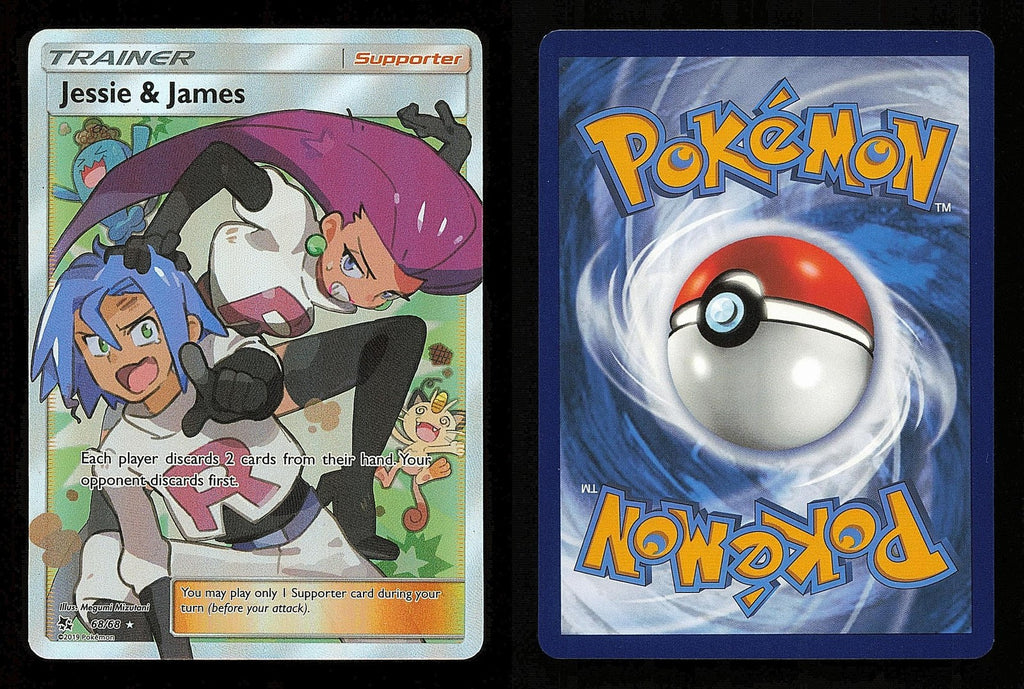 Jessie & James 68/68 - Hidden Fates HIF - Ultra Rare - Pokemon - NM