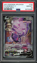PSA 10 Genesect V 109/100 - Fusion Arts S8 - Japanese Full Art Holo - Pokemon
